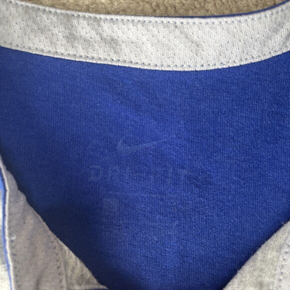 Barstool Sports Nike Henley Mens Large Blue Gray Dri Fit 3/4 Sleeve T Shirt - Picture 2 of 6